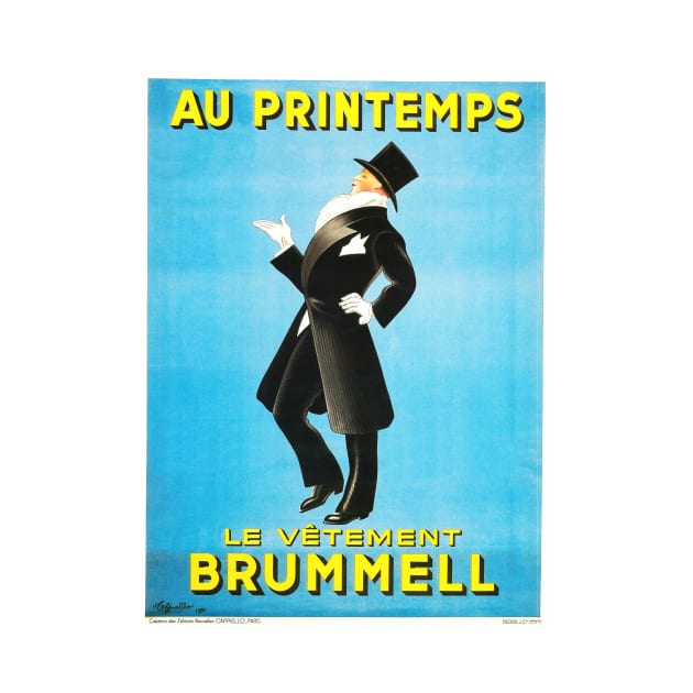 AU PRINTEMPS BRUMMELL French Department Store Art Deco by Leonetto Cappiello 1931 by vintageposters