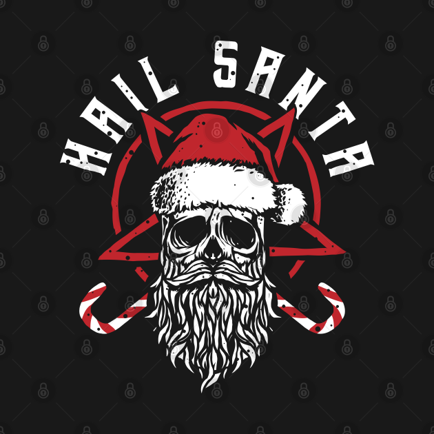 Disover hail santa christmas satanic santa - Hail Santa - T-Shirt