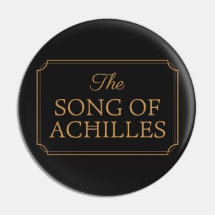 Song of Achilles Book Novel Illustration Pin