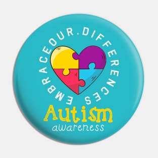 Autism Shirt - Autism Awareness Shirts for Women Men Kids Pin