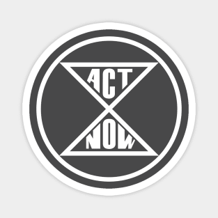 Extinction rebellion act now Magnet