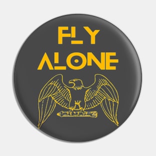 Fly alone Pin