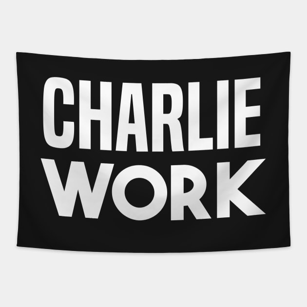 Charlie Work Tapestry by PodDesignShop