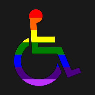 Disabled LGBTQ Pride T-Shirt