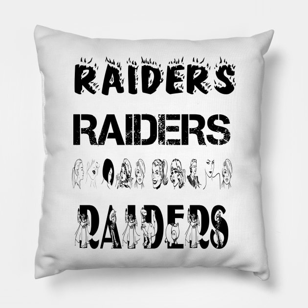 RAIDERS Pillow by STAR SHOP