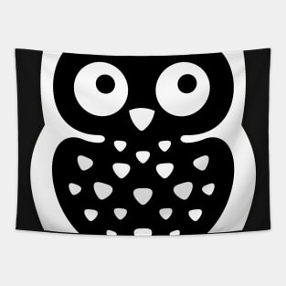 Black & White Owl Tapestry