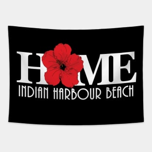 HOME Indian Harbour Beach Red Hibiscus Tapestry