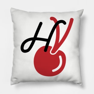 Horror Virgin Logo (Black) Pillow