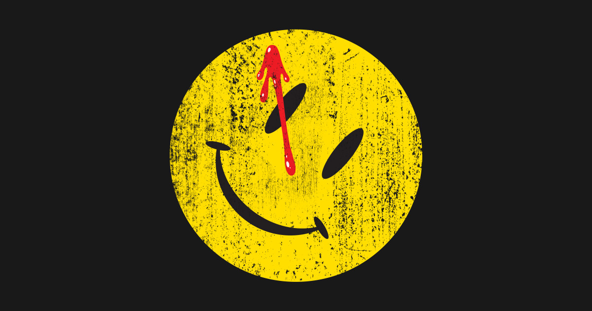 Watchmen Smiley - Watchmen - T-Shirt | TeePublic