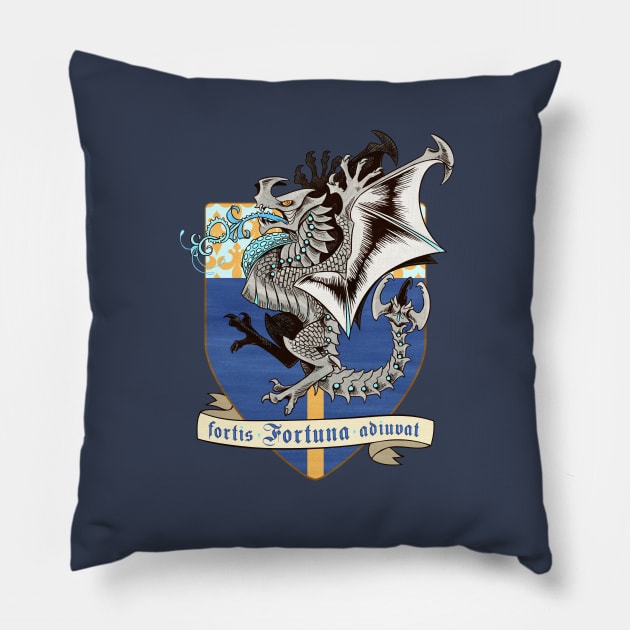 fortis fortuna adiuvat Pillow by Alienfirst