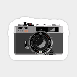 Retro Ricoh Camera Magnet