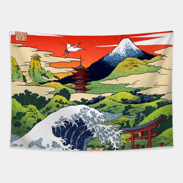 I remember in Japan Tapestry by albertocubatas