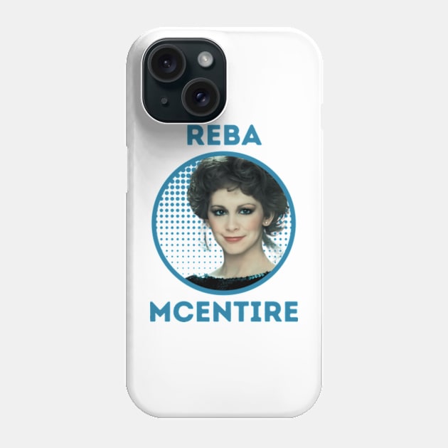 reba || blue Phone Case by claudia awes