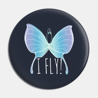 Blue Butterfly Pin