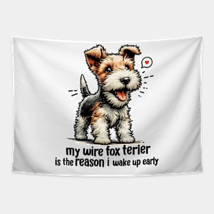 Wire Fox Terrier Tapestry