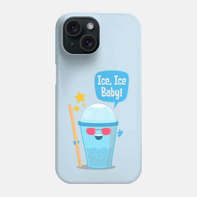 Coffee Break Lover - Ice, Ice Baby! Phone Case by chillibongostudio