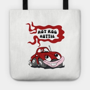 Hot Rod, Retro Car with Hot Rod Hottie Tote