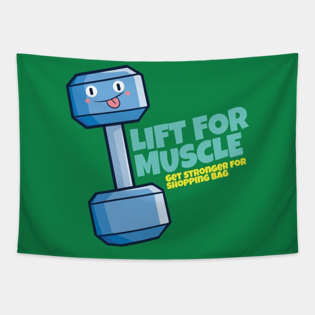 Lift for Muscle Tapestry by Jocularity Art