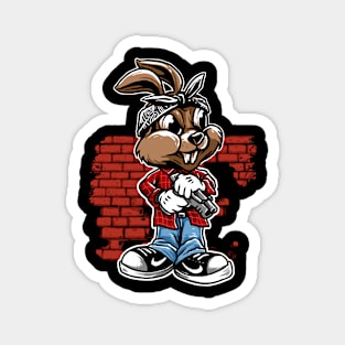 gangster rabbit Magnet