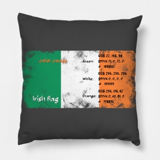 Ireland. Irish flag. Pillow