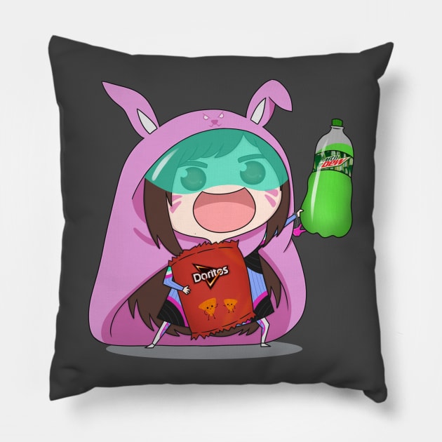 Umaru G.Va Mashup Pillow by hiwattart