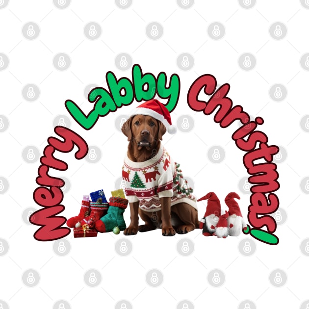 Merry Labby Christmas! by Doodle and Things