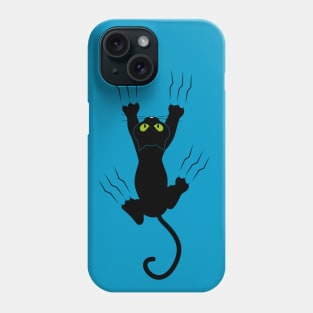 Cat Grabbing Wall Phone Case