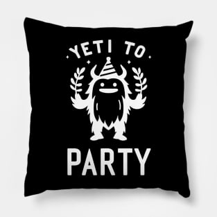 Yeti To Party Pillow