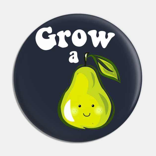 Grow a Pear Pin by Solbester