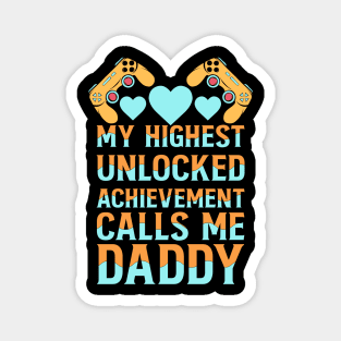 Funny Gamer Daddy Gift Magnet