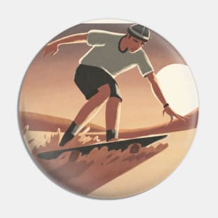 Sandboarding Adventure - Conquer the dunes Pin