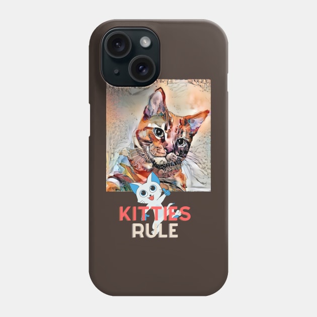 Kitties Rule Phone Case by PersianFMts