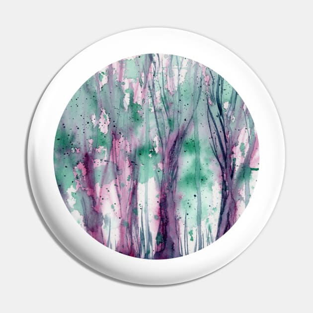 Enchanted forest (circle) Pin by FJBourne