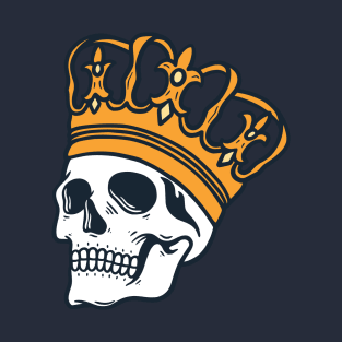 King Skull with Crown T-Shirt