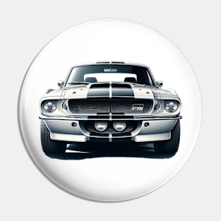 60s Ford Mustang Pin