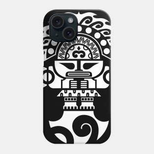 Day Of The Dead Aztec Warrior Mask Phone Case