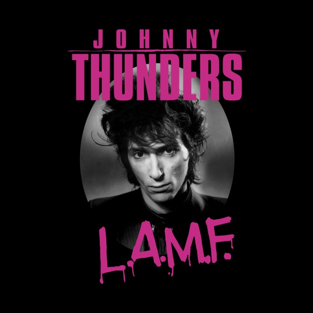 Vintage Johnny Thunders Face To Face black by Hoang Bich