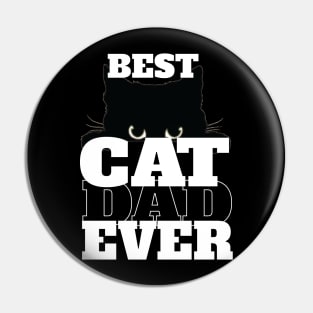 Best Cat Dad Pin