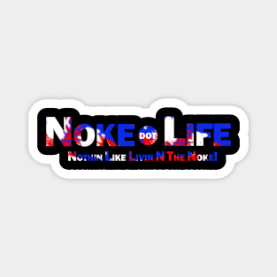 Noke.life - Red, White, & Blue Magnet