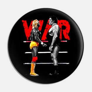 WAR!!! Andre the giant vs hulk hogan -Legends Pin