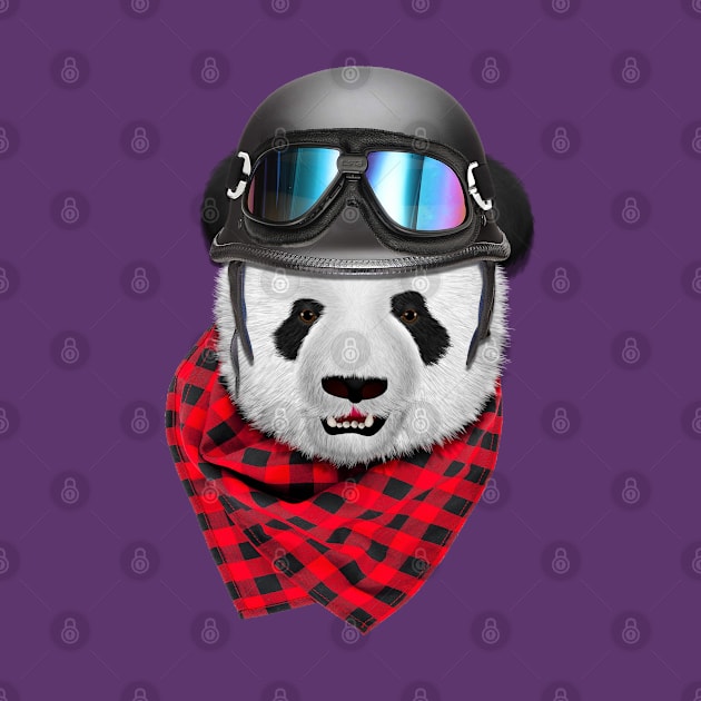 Panda Biker 2 by Ratherkool