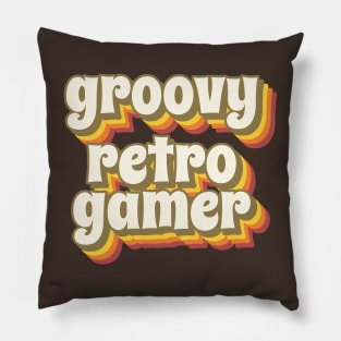 Retro Series - Groovy Retro Gamer Pillow