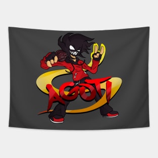 new AGOTI fnf mod character Graffiti Tapestry