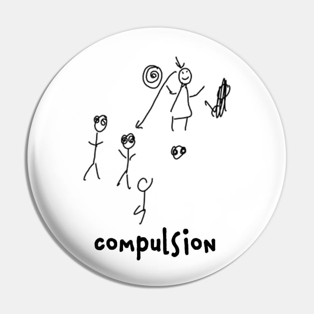 compulsion Pin by tWoTcast