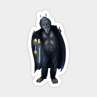 Sketchy Mothman Magnet