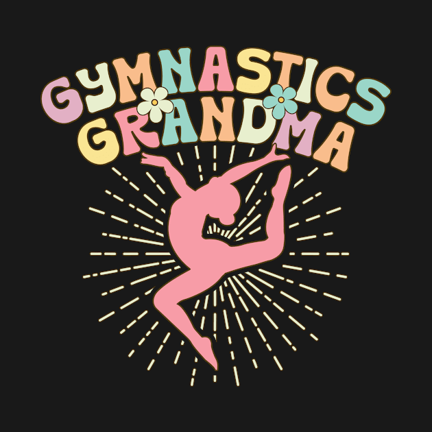 Gymnastics Grandma Groovy Gymnast Acrobat by Alex21