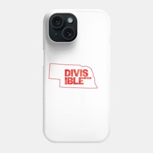 Divisible Nebraska Outline Phone Case