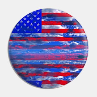 USA clouds Pin