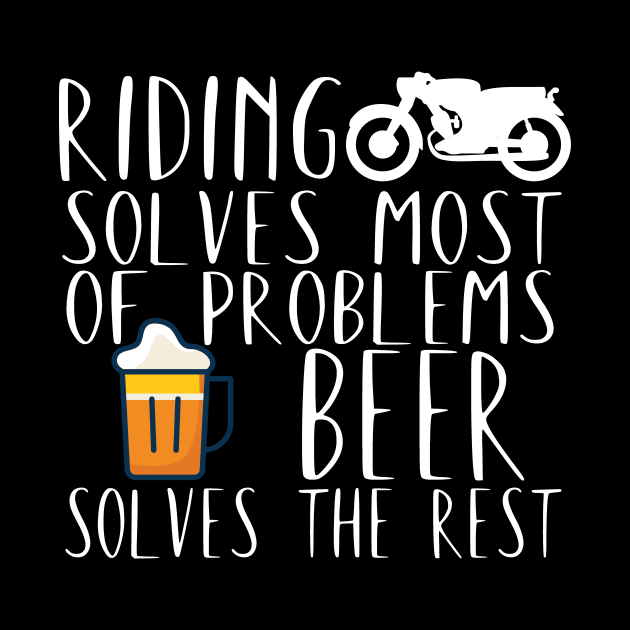 Motorcycle riding problems beer by maxcode