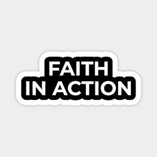 Muslim - Faith In Action Magnet